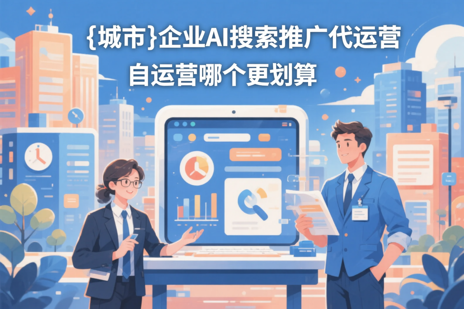 塔城企业AI搜索推广代运营和自运营哪个更划算